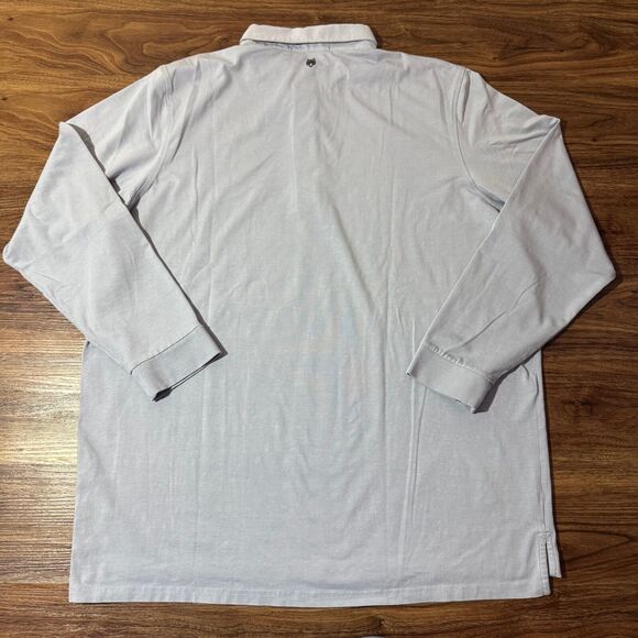 Greyson Clothiers Men's Long Sleeve Polo Shirt Collared XXL Gray Golf Casual - Picture 8 of 9